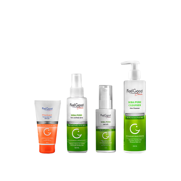 Everyday acne and sun protection set