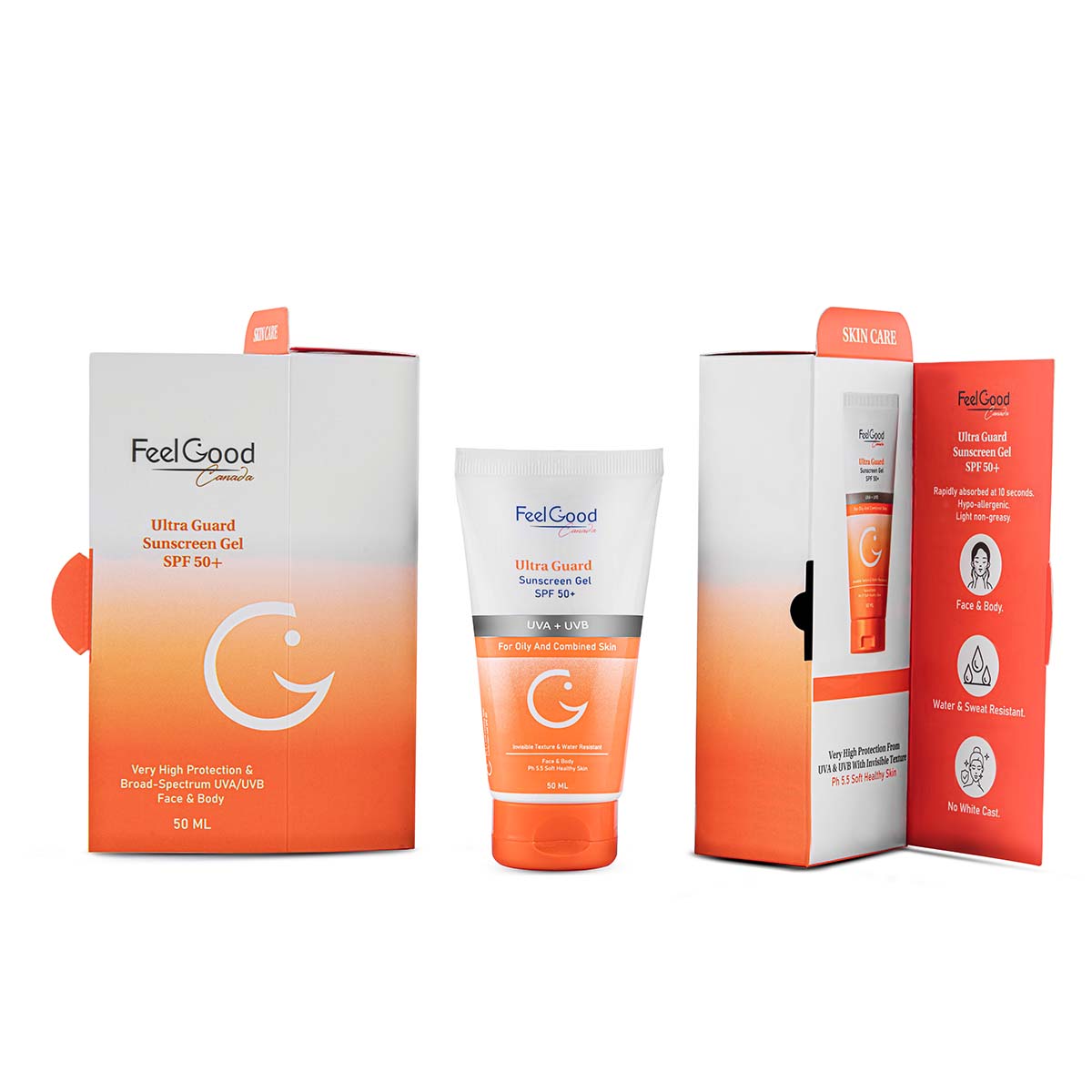 Ultraguard Sunscreen Gel +50 SPF للبشرة الدهنية